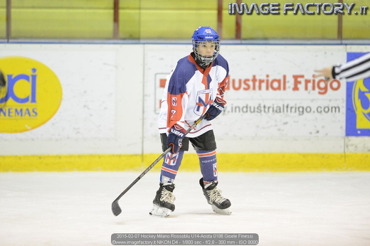 2015-02-07 Hockey Milano Rossoblu U14-Aosta 0186 Gioele Finessi